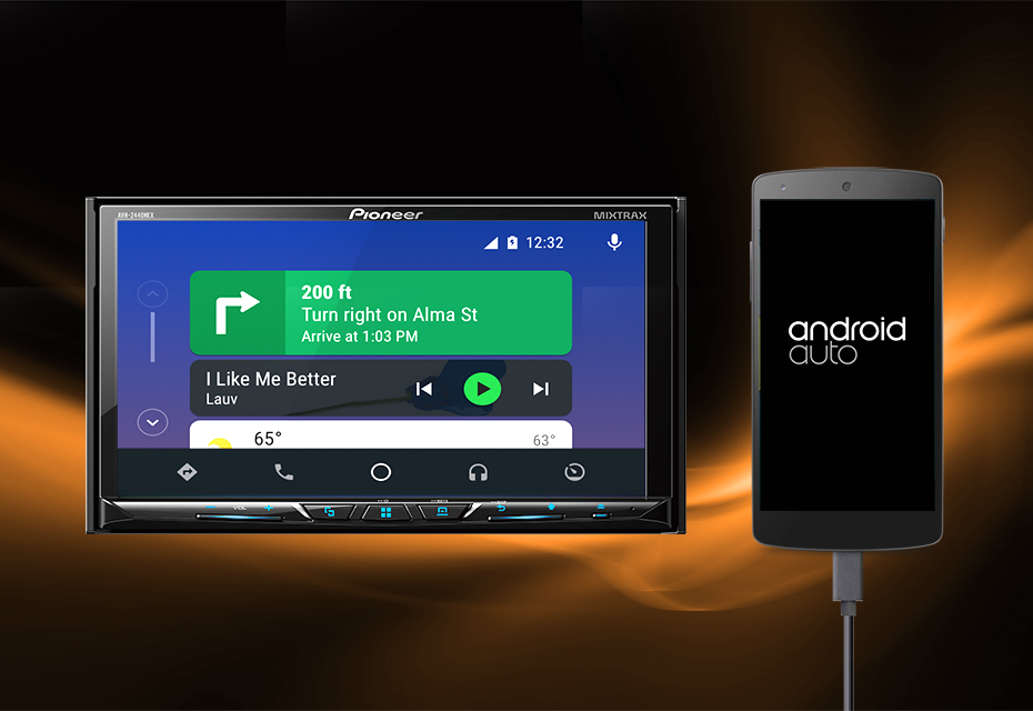 Pioneer AVH2550NEX Apple CarPlay, Android Auto, 7" Touch screen